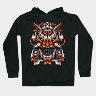 Oni Mask Mecha Hoodie